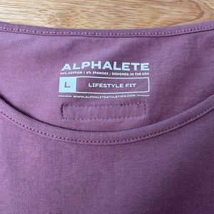 Rose pink fitted tee